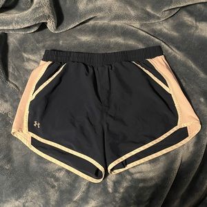 Under Armour Blue and Pink Running Shorts